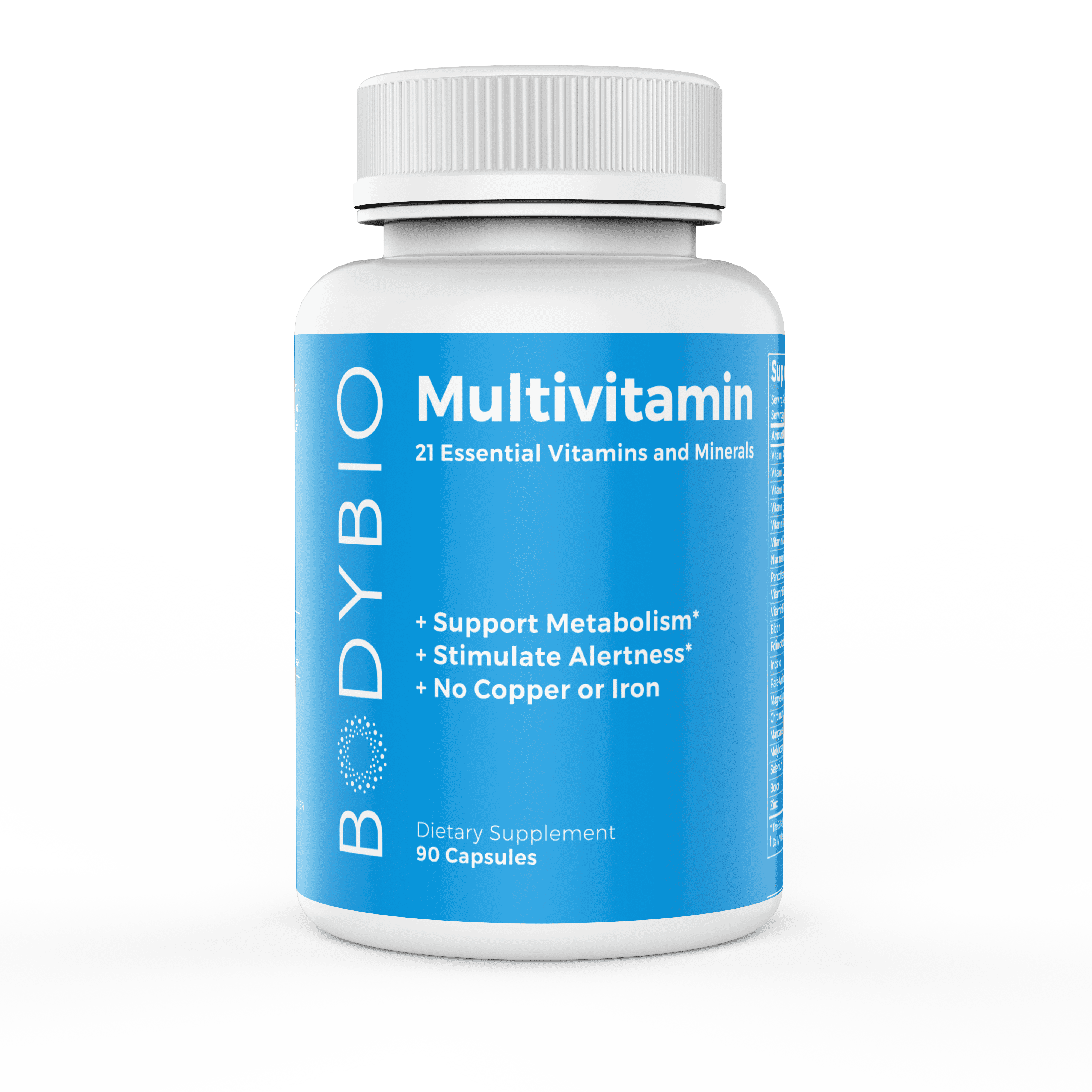 Multivitamin without copper or iron, 90 capsules
