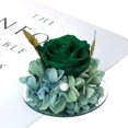 thumbnail image 4 of Regalo de cumpleaños del día de la madre para mamá Regalo de estatua de ángel de cristal con bonitas flores de color púrpura, 4 of 5