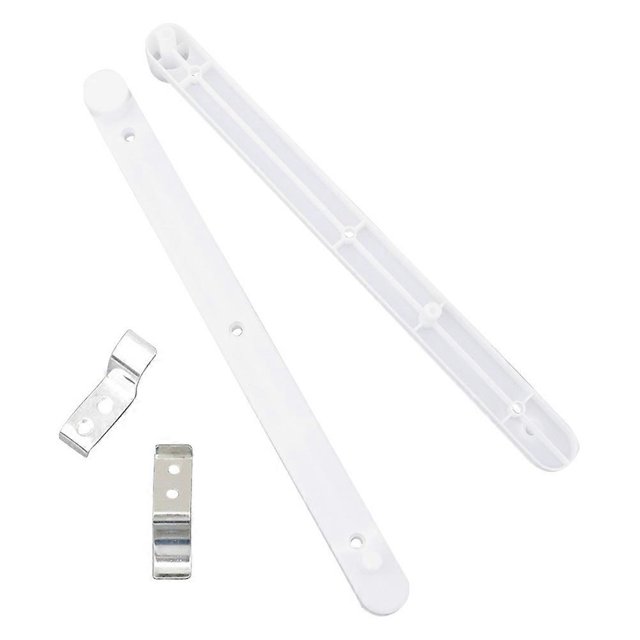Flip Up Door Track for Cabinets, Hidden Side Mount Rails for Bookcases, Durable Plastic, Easy Installation, Smooth Sliding Performance
