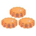 thumbnail image 3 of LED Road Flares Light, Roadside  Disc Kit 9 Modes Multipurpose Shock Resistant High Strength Magnetic  For Bike For Car Blue,Orange,Orange With Dot Type, 3 of 8
