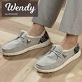 thumbnail image 3 of Hey Dude Women's Wendy Funk Wool Grey Size 8 | Women’s Shoes | Women’s Lace Up Loafers | Comfortable & Light-Weight, 3 of 7