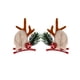 thumbnail image 2 of Adornos navideños de terciopelo a rayas blancas y fresa con forma de piruleta de caramelo, árbol de Navidad de piruleta de caramelo, adornos de terciopelo a rayas rojas y blancas, estilo, 2 of 6