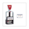 thumbnail image 2 of Model S 360 Two-Color Message Dater, 1.75 X 1, "faxed," Self-Inking, Blue/red | Bundle of 2 Each, 2 of 4