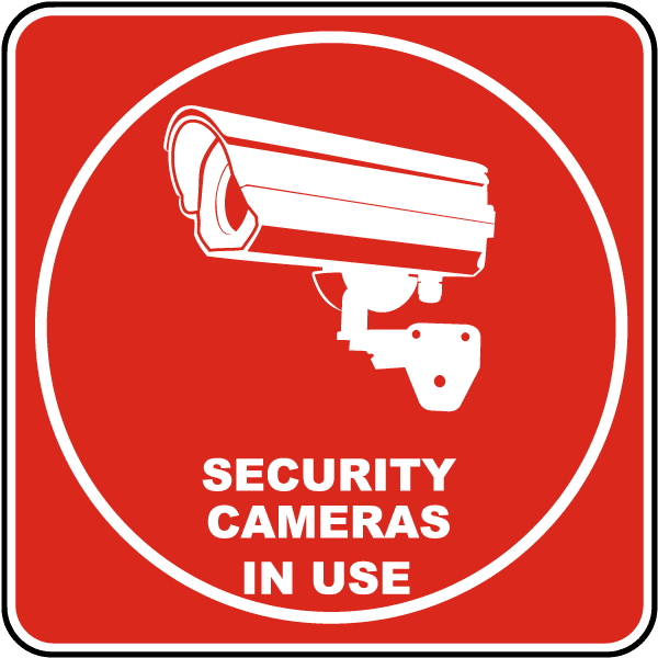 Security Camera in use табличка. Warning Camera наблюдения. Warning Security Camera in use. Предупреждение о камере.