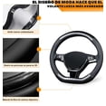 thumbnail image 4 of Funda Para Volante Fibra Carbono Gama Alta Forma Redonda Y D, 4 of 4