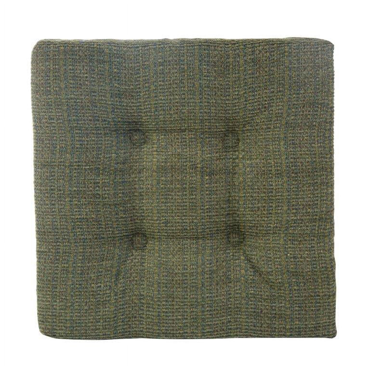 Klear Vu Gripper Square 15" x 15" Bar Stool Cushion with Velcro Straps - Set of 4