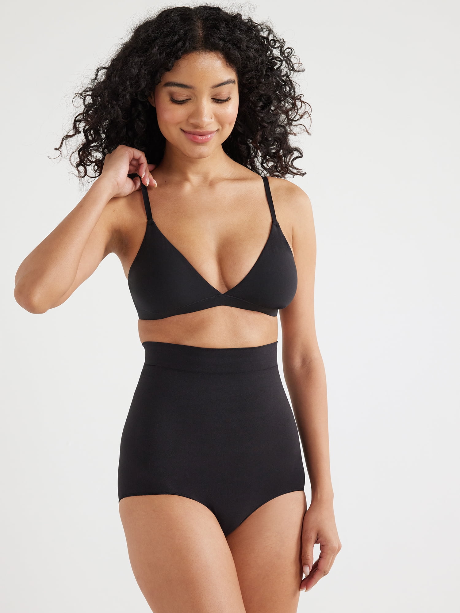 Joyspun Women's Shapewear Seamless Sculpting High Waisted Brief, Sizes S to XXXL