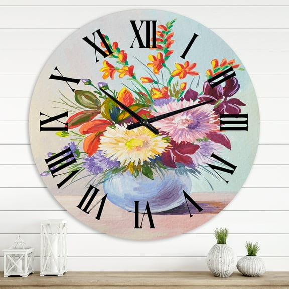Designart 1 in Traditional Wall Clock
