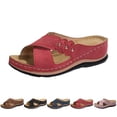 thumbnail image 6 of Womens Orthopedic Sandals Orthotic Arch Support Slip On Sandals Breathable Casual Summer Shoes, 6 of 9