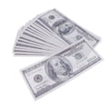 thumbnail image 4 of 2x Dinero de Juego Educativo Dinero de Utilería Facturas Impresas a Caras Dinero Falso de Real - 20/50 Piezas - a, 15,8x6,6 Cm Zulema Prop en dólares estadounidenses, 4 of 8