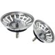 thumbnail image 1 of Colador de fregadero de cocina, filtro de tapón de colador de fregadero, escurridor de fregadero de acero inoxidable para su cocina, baño, diámetro 79,3mm (2 paquetes) JM, 1 of 5