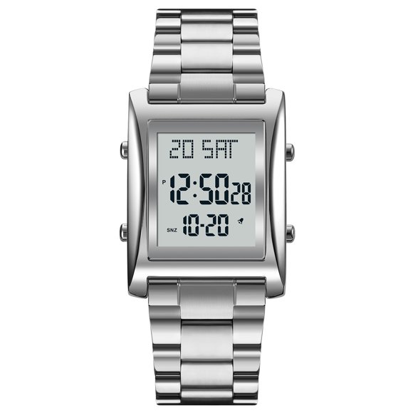 SKMEI Men's business sports watches Countdown double time watch Chronograph table Digital watches 50 meters waterproof watch