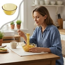 Seyotauo Glass Mixing Bowls with Lids - Glass Mixing Bowls, Clear Salad Bowl for Baking, Cooking, Serving, Food Prep for Kitchen Storage & Dishwasher Safe