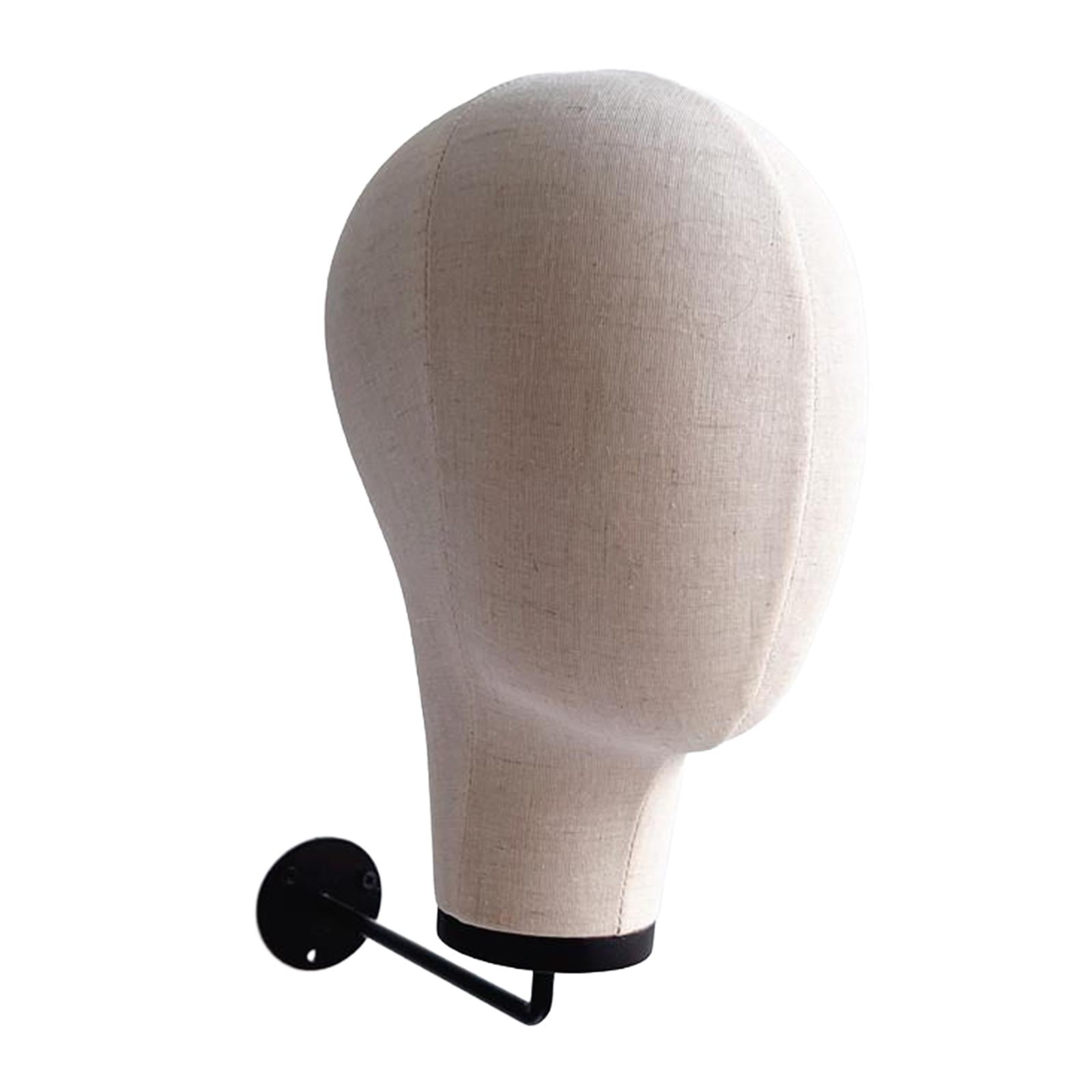 Gazechimp Mannequin Head Wall Mount Easy to Use for s Hats Caps for Salon Shop Home