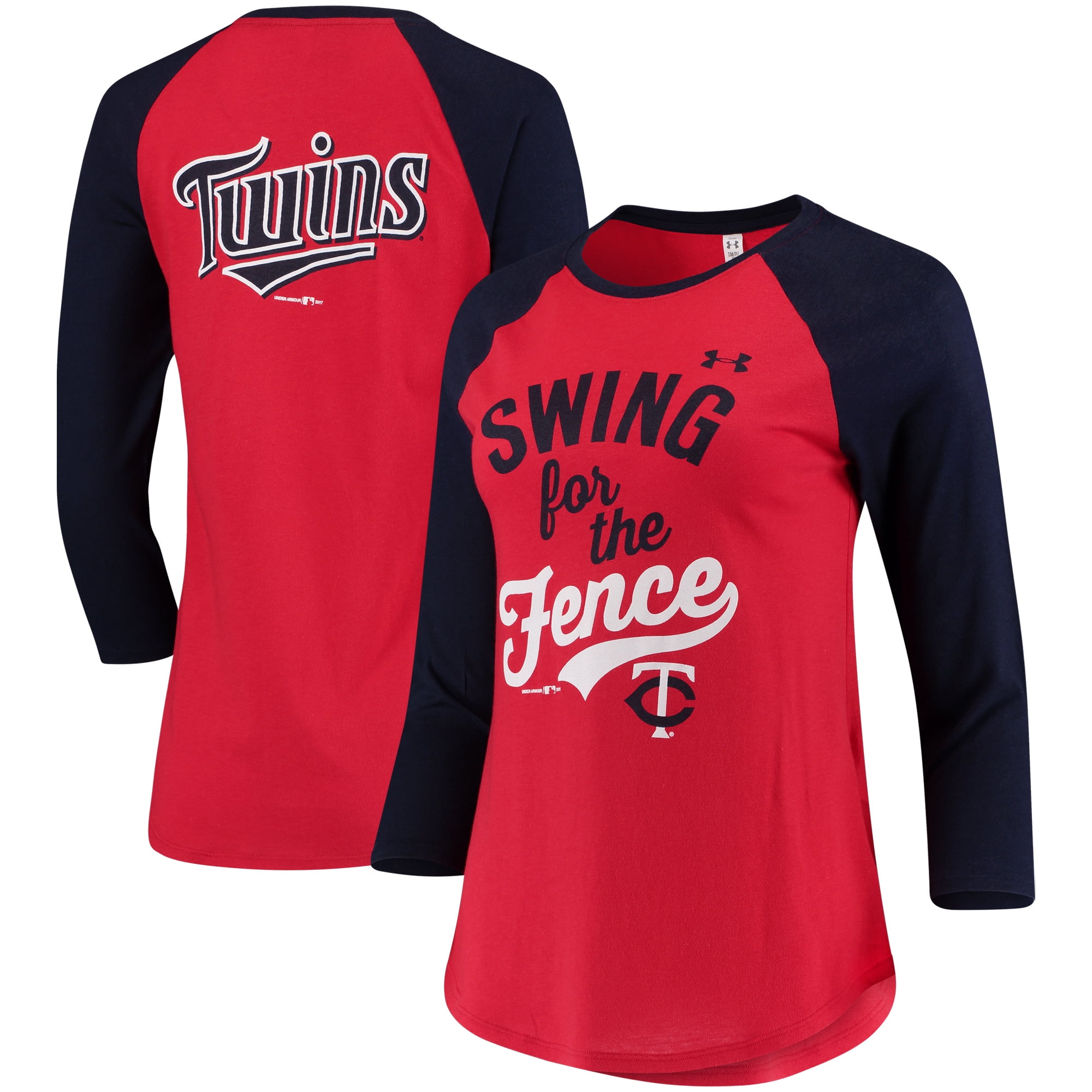 minnesota twins 3 4 sleeve shirts