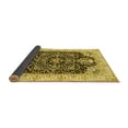 thumbnail image 2 of Ahgly Company Indoor Square Persian Yellow Traditional Area Rugs, 5' Square, 2 of 4