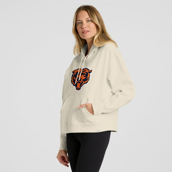 Women's Fanatics Cream Chicago Bears Dove Legacy Pullover Hoodie