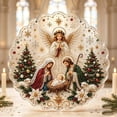 thumbnail image 2 of Christmas Pearl Diamond Art Suncatcher 12in DIY Nativity Craft Kit, Holy Family Acrylic Wall Hanging with Pearls Rhinestones for Window, 2 of 7