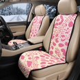 thumbnail image 2 of Chririnla Car Seat Covers Leopard Print 2 Pcs Set Car Front Seat Covers Breathable for Cars Easy to Install Polyester Car Seat Cover for Front, 2 of 7