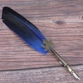 thumbnail image 2 of Pluma estilográfica vintage, pluma de escritura, pluma de tinta de caligrafía con caja de regalo (azul), 2 of 8