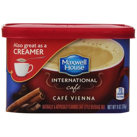 Maxwell House International Coffee Cafe Vienna, 9-Ounce Cans (Pack Of 4) Packaging May Vary