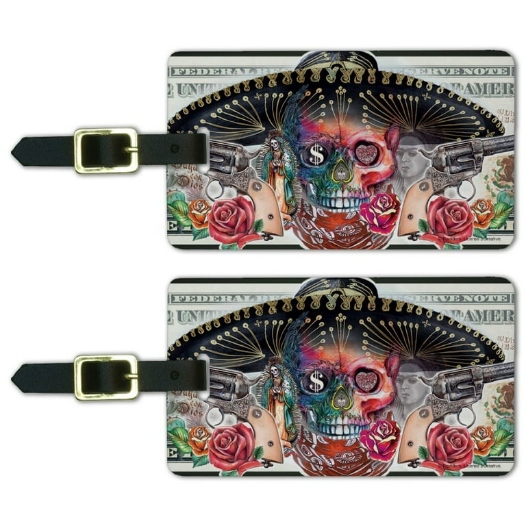Day of the Dead Luggage Label Day of the Dead Luggage Label