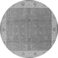 thumbnail image 1 of Ahgly Company Indoor Round Oriental Gray Traditional Area Rugs, 4' Round, 1 of 4