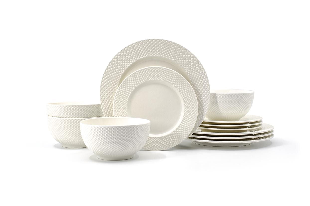 Hometrends 12 piece Charlie Dinnerware