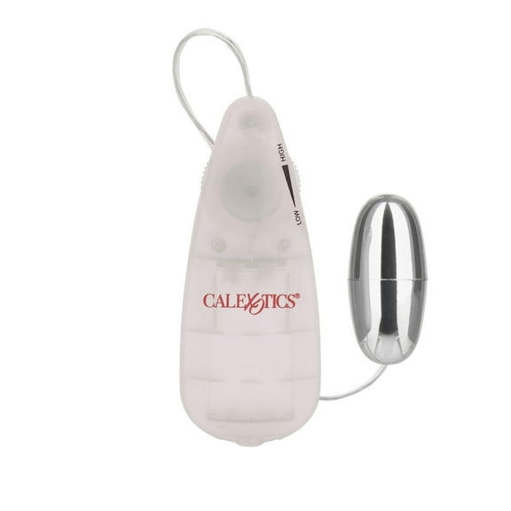 CalExotics Slim Multi-Speed Teardrop Bullet Vibrator (Polybag/Unboxed) - Clear
