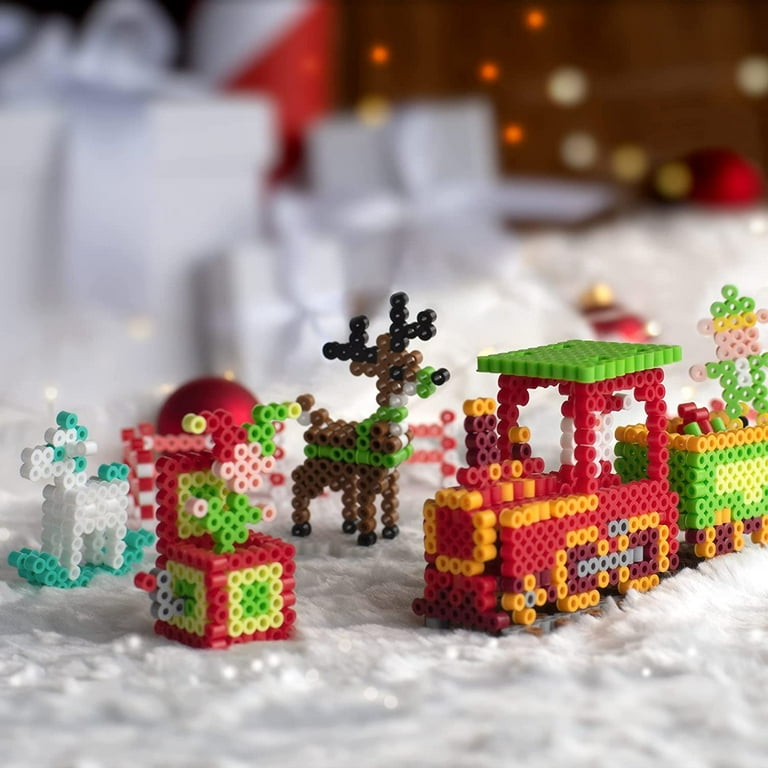 Perler Gingerbread Dog House 3D Christmas Fuse Bead Kit for Kids