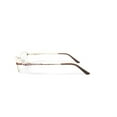 thumbnail image 7 of EasyClip Women’s S3209 Oval Prescription Eyeglasses with Case, Brown, 7 of 7