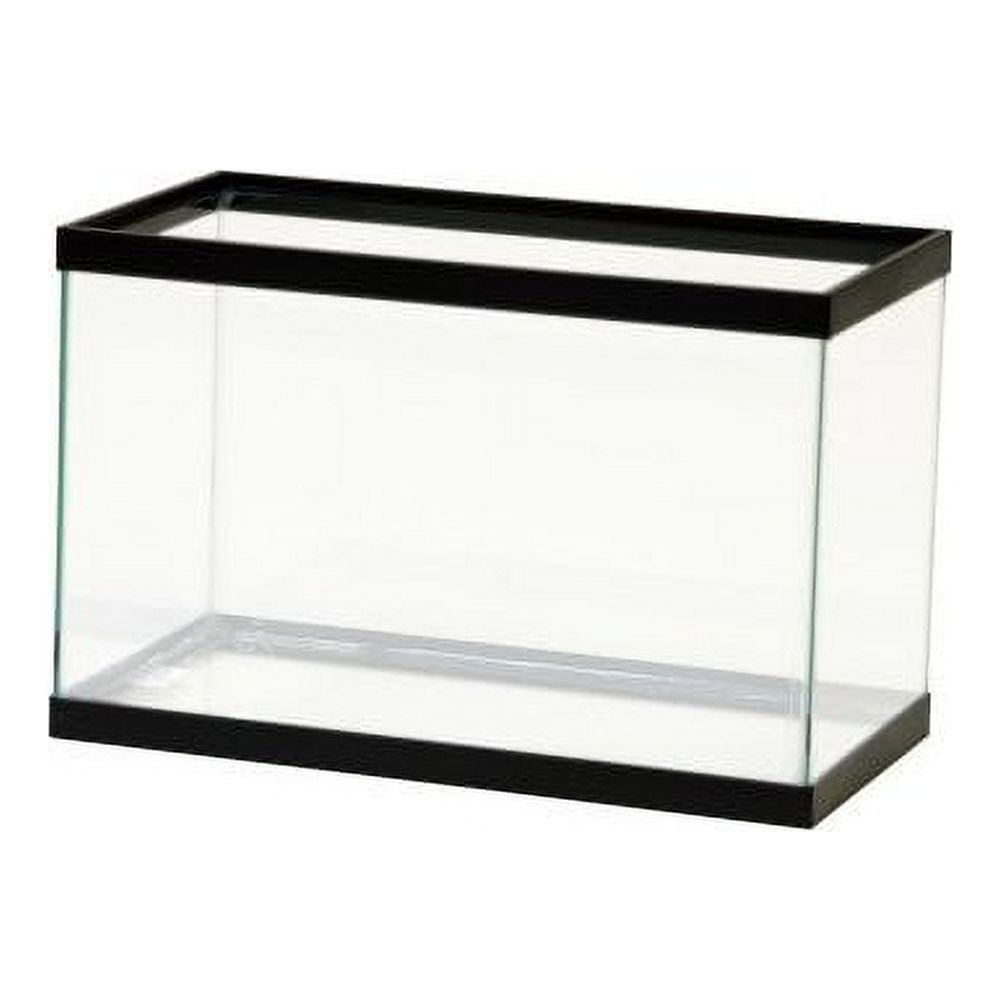 Aqueon 5 gal Standard Aquarium Tank, Black Trim