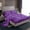 Purple Black, variant on Homewish Zebra Print Bed Sheets,Safari Animal King Sheets,Pink Black Ombre Sheet Set For Girl Boys,Super Cozy Room Decor,4-Piece