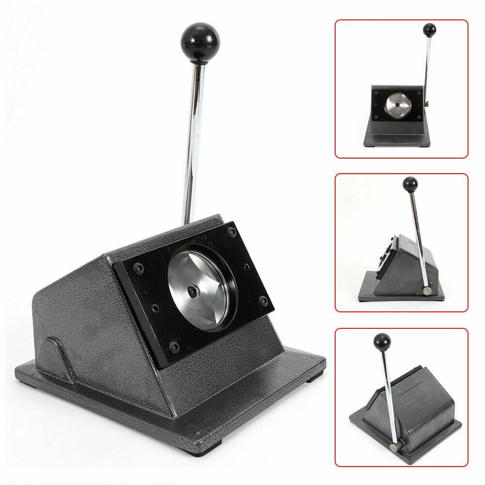 70MM Round Badge Card Cutting Machine, Fixed Size Punch for Paper and Card, Maximum Thickness 500g