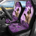 thumbnail image 3 of Xoenoiee Boho Mandala Cat Butterfly Pattern Car Seat Cover Full Set Rear Split Bench Cover & Auto Front Seat Covers Pack of 4 Auto Interior Decor, Universal fit, for Cars Sedan SUV, 3 of 7