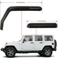 thumbnail image 6 of Nilight in Channel Rain Guards for Wrangler JK 2007 2008 2009 2010 2011 2012 2013 2014 2015 2016 2017 2018 Unlimited 4-Door Window Deflectors, Vent Window Visors, 6 of 6