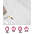 thumbnail image 6 of Easter Kitchen Dish Towels for Drying Dishes Set of 4, Green Truck Eggs Flowers Butterflies Purple Plaid Waffle Weave Microfiber Hand Tea Bathroom Towels Quick Dry & Absorbent Towel 15.7x23.6, 6 of 7