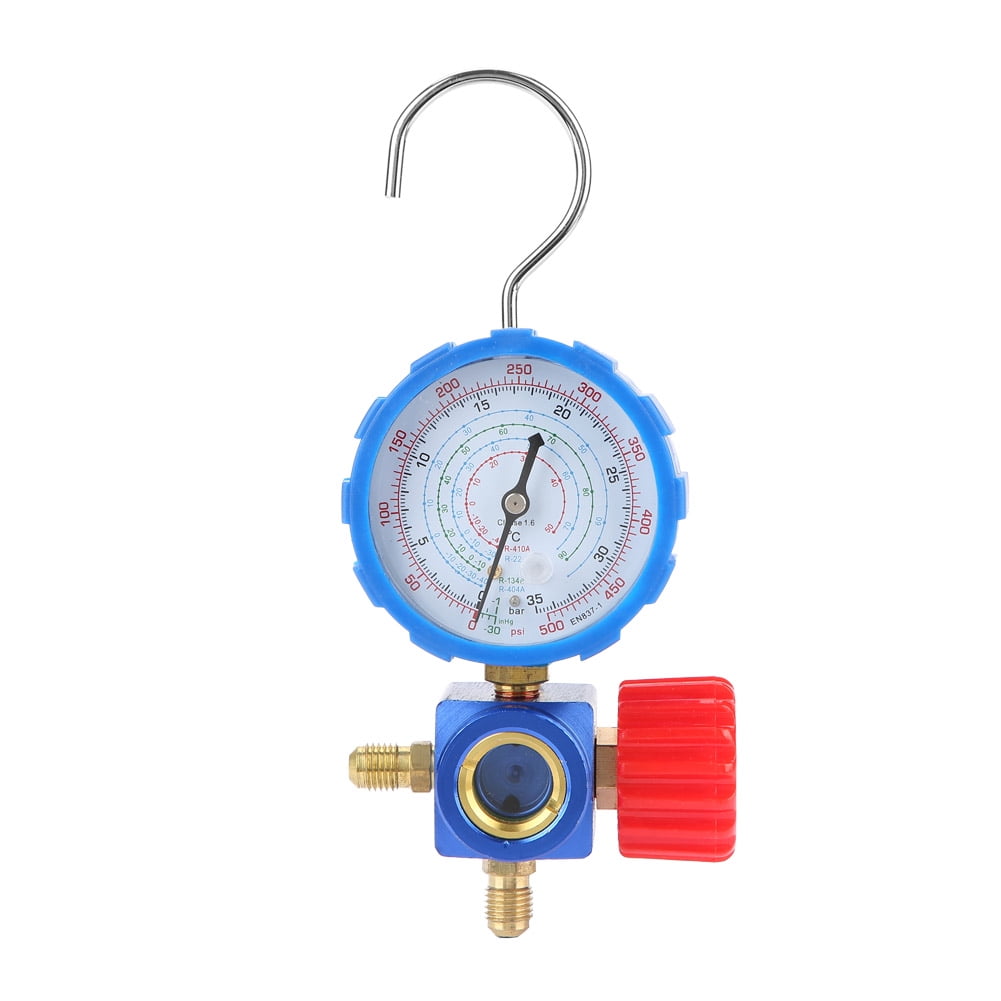Tebru Air Conditioning Manometer, Air Condition Manifold Gauge