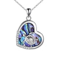 thumbnail image 2 of HomeKingdee Fashion Circled Turtle Heart Necklace with Adjustable Chain in Rose Phnom Penh Color - Ideal Gift for Women and Girls for Birthday, Anniversary, Christmas, Valentine's Day, 2 of 8