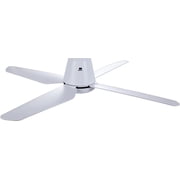 Lucci Air 21300101 Lucci Air Aria Hugger 52 CTC Matte White Light with Remote Ceiling Fan