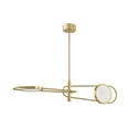thumbnail image 4 of 8722-AGB-Hudson Valley Lighting-Valeri - 49 Inch 60W 2 LED Pendant in Contemporary Style - 49 Inches Wide by 9 Inches High-Aged Brass Finish, 4 of 4