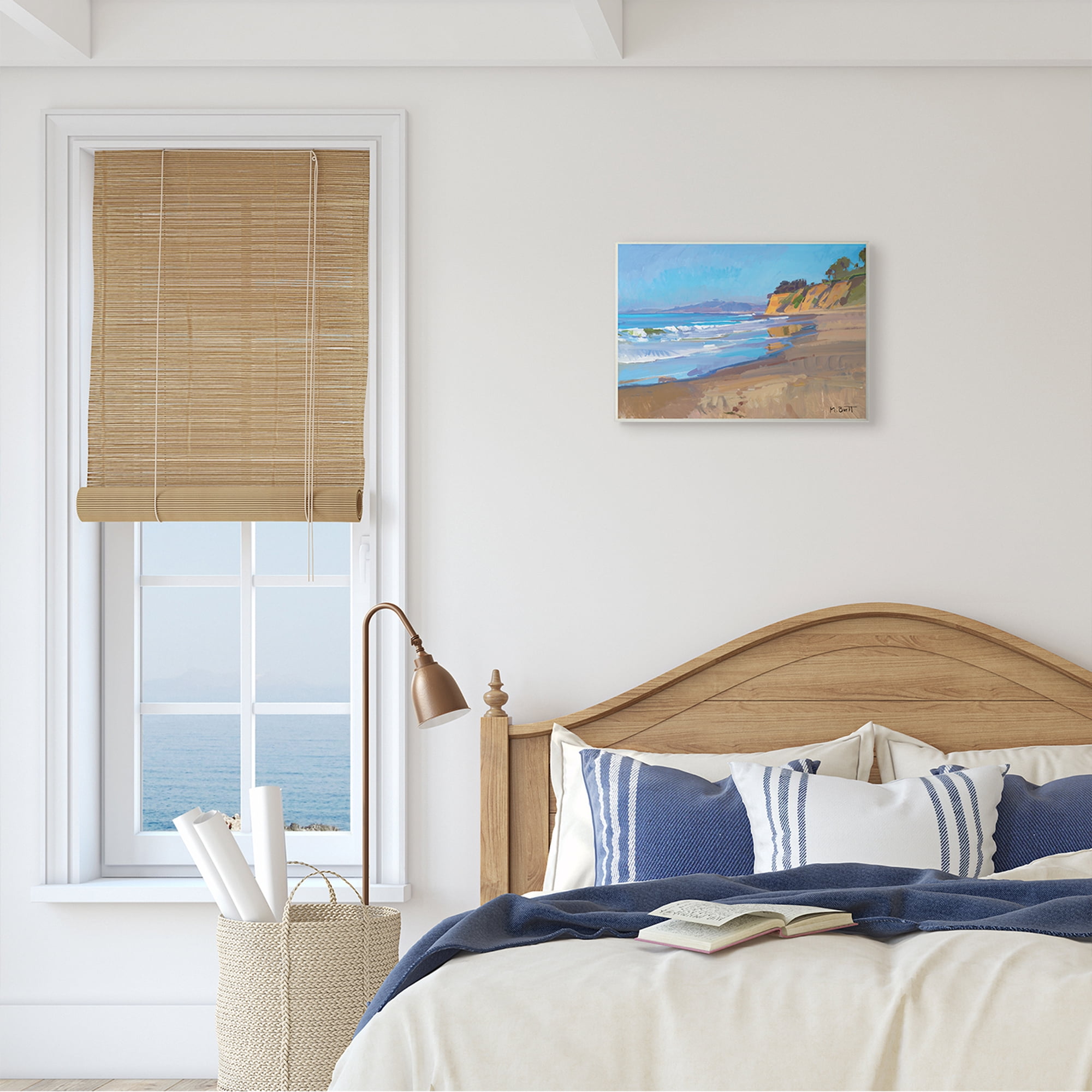 Stupell Industries Changing Tides Tropical Summer Beach Coastline,10 x 15,Designed by Marcia Burtt