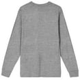 thumbnail image 3 of Mr Men & Little Miss Classic Little Miss Naughty Rule Breaker Heather Gray Crew Neck Long Sleeve Tee-Large, 3 of 4