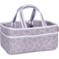 thumbnail image 1 of Trend Lab Caddie de Rangement Gris Cercles, 1 of 4