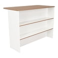 thumbnail image 4 of Barra de Cocina Diamante, Blanco y Castaño, 4 of 8