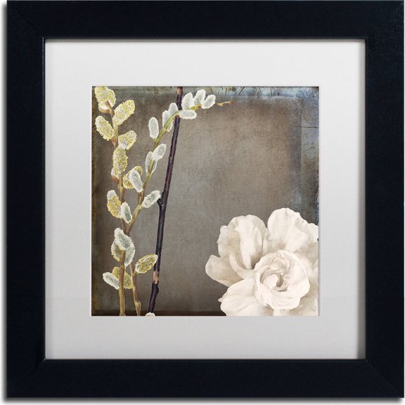 Trademark Fine Art "India I" Canvas Art by Color Bakery, White Matte, Black Frame