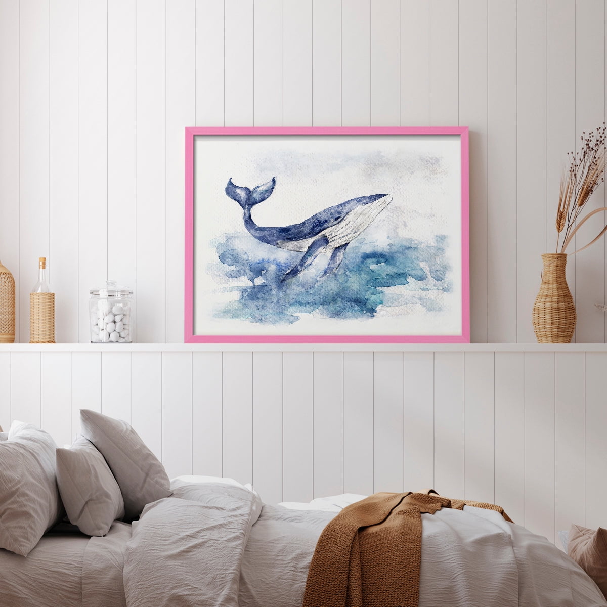 Beautiful Breach by Sally Swatland - Restickable Framed Giclée Print