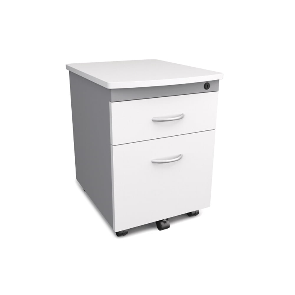 55106WHITE Office Furniture 24 Inch Tall Melamine Top Versatile
