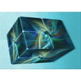 thumbnail image 1 of Ahgly Company Machine Washable Indoor Rectangle Transitional Blue Diamond Blue Area Rugs, 2' x 3', 1 of 7