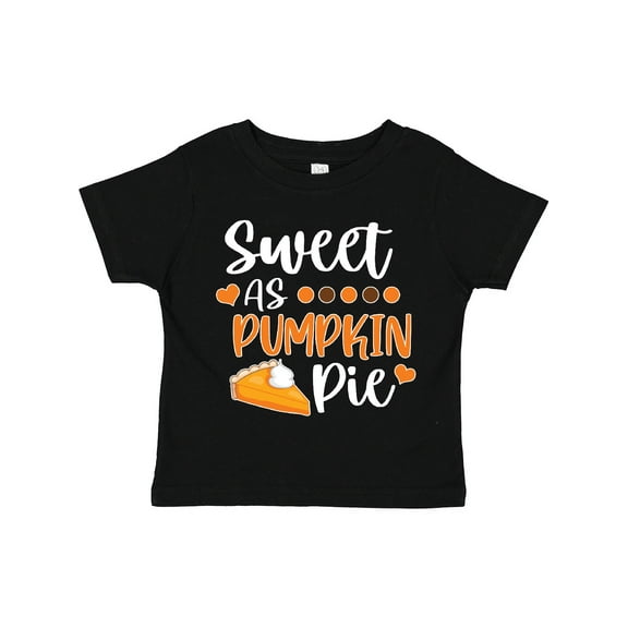 Inktastic Thanksgiving Sweet as Pumpkin Pie Boys or Girls Toddler T-Shirt